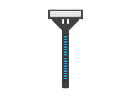 Illustration of a razor for shaving.のイラスト素材