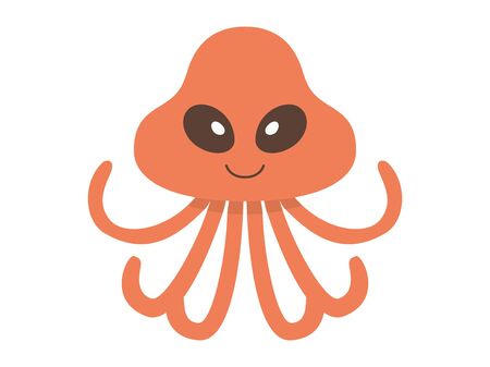 Illustration of an alien.のイラスト素材