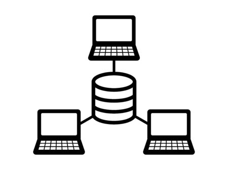 Network iconのイラスト素材