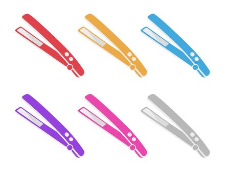 Hair ironのイラスト素材