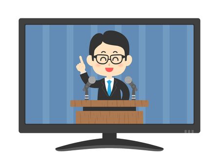 Speechのイラスト素材