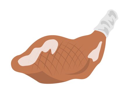 Roast chickenのイラスト素材
