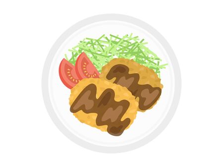 Croquettesのイラスト素材