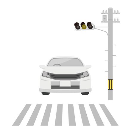 Crosswalkのイラスト素材