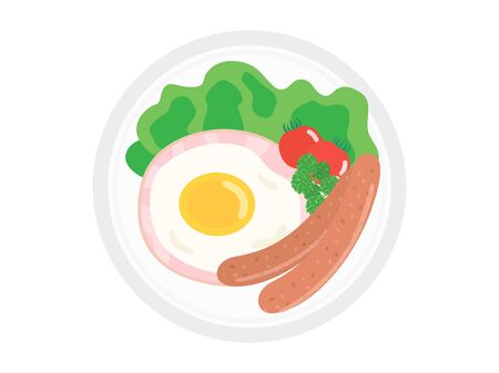 Breakfastのイラスト素材