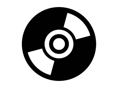 CD-ROM iconのイラスト素材