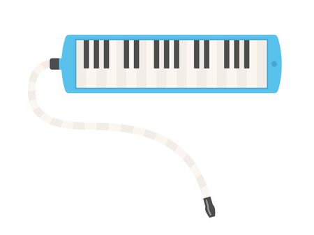 Illustration of keyboard harmonicaのイラスト素材