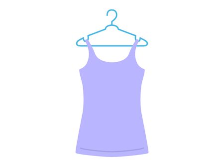 purple topのイラスト素材