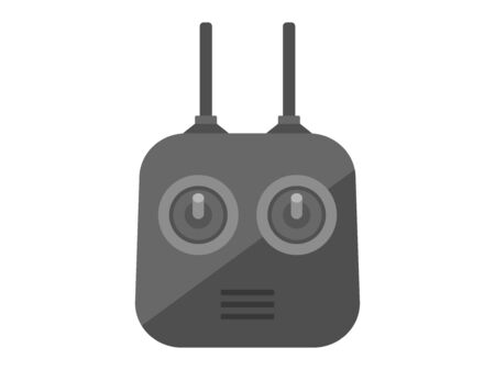 Illustration of the controller of the radio control.のイラスト素材