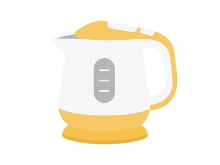Illustration of electric kettle.のイラスト素材