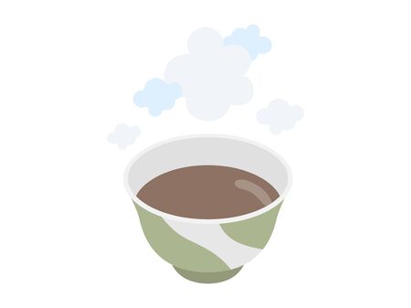 Illustration of Japanese tea.のイラスト素材