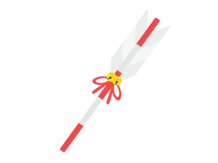 An arrow used in exorcising ceremoniesのイラスト素材