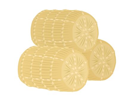 Illustration of rice bales.のイラスト素材