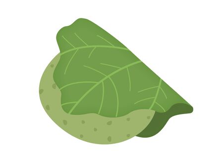 Illustration of Japanese sweets and rice cakes in Japan.のイラスト素材
