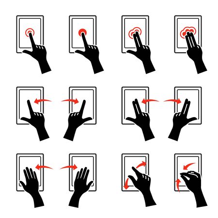 Touchのイラスト素材