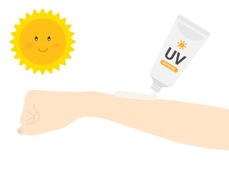 Sunscreenのイラスト素材