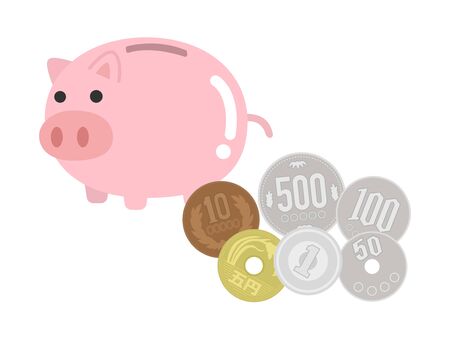 Piggy bankのイラスト素材