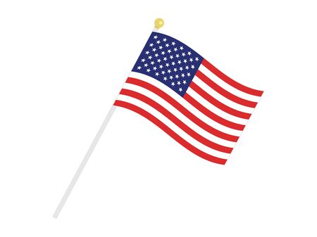 Flag of the United Statesのイラスト素材