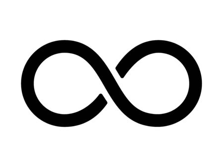 Infinite iconのイラスト素材