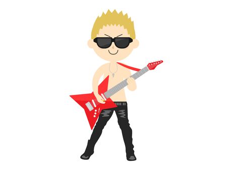 Rock Musician Illustrationsのイラスト素材