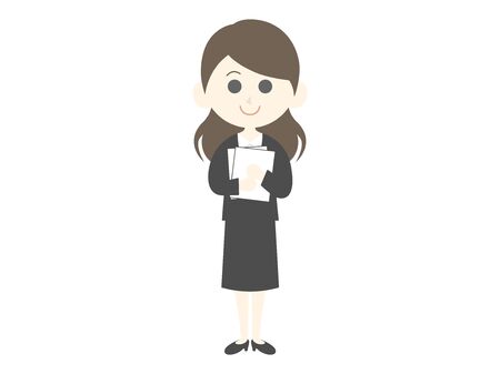 Illustration of working womenのイラスト素材