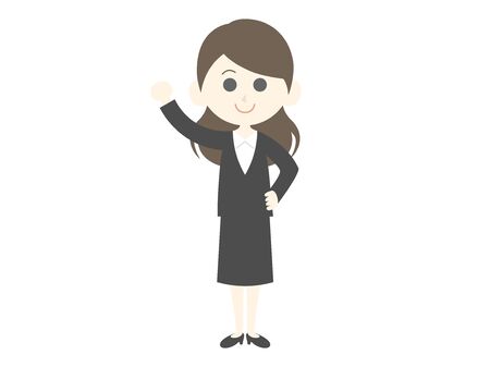 Working women to supportのイラスト素材