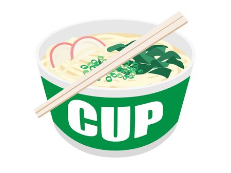 Cup Noodlesのイラスト素材