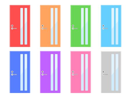 Door Illustration Setのイラスト素材