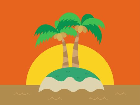 Palm treesの写真素材