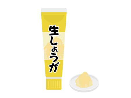 Grated Gingerの写真素材