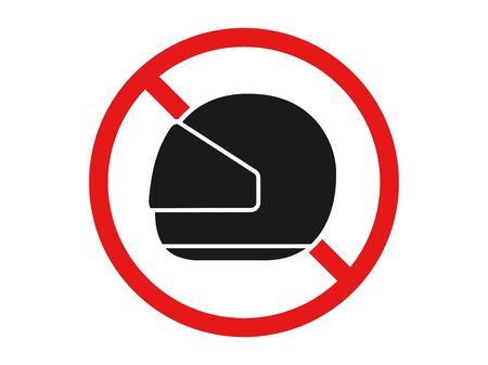 Helmet banのイラスト素材