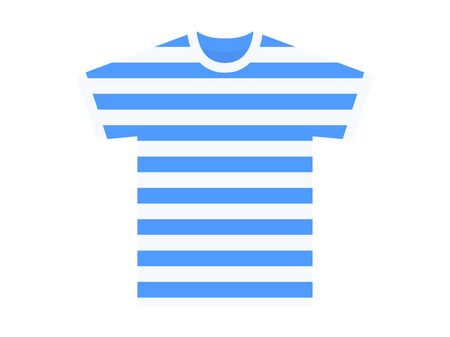 Border T-shirtのイラスト素材