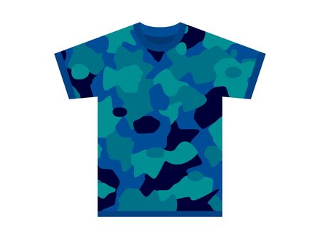 Camouflage T-shirtのイラスト素材