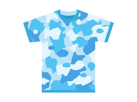 Camouflage T-shirtのイラスト素材