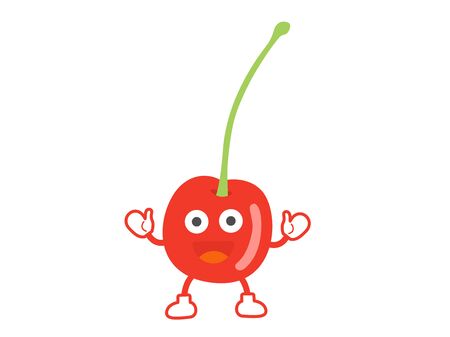 Cherry Characterのイラスト素材