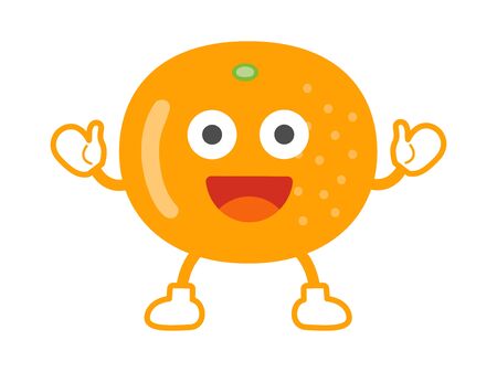 Orange Charactersのイラスト素材