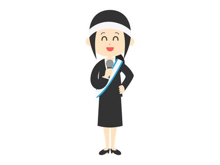 candidate for electionのイラスト素材