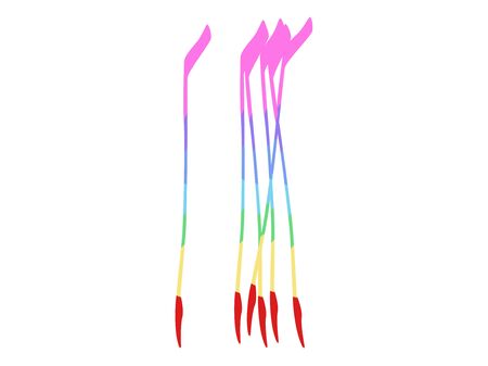 Illustration of incense fireworksのイラスト素材