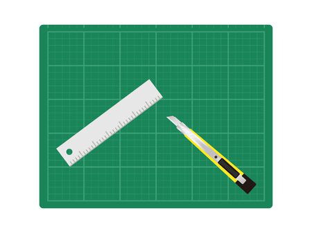 Cutting matのイラスト素材