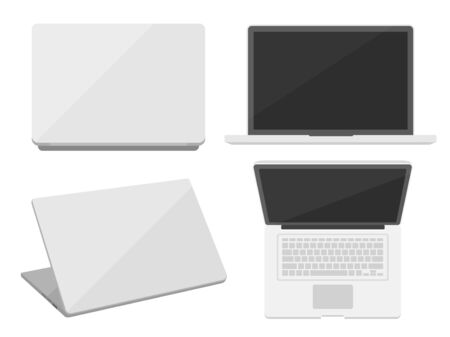 Laptop Illustrationsの写真素材