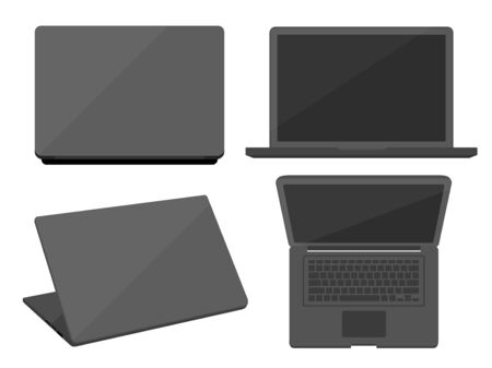 Laptop Illustrationsの写真素材