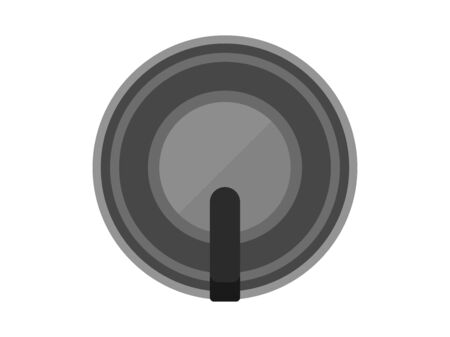 Illustration of the lid of the pot