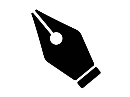 Icon illustration of the pen tipのイラスト素材