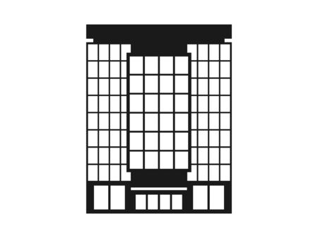 Icon illustration of the buildingのイラスト素材
