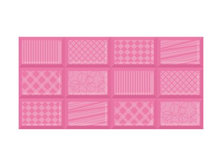 Strawberry Chocolate Illustrationのイラスト素材