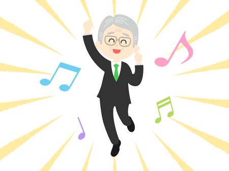 Happy businessmanのイラスト素材