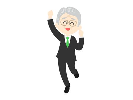 Happy businessmanのイラスト素材