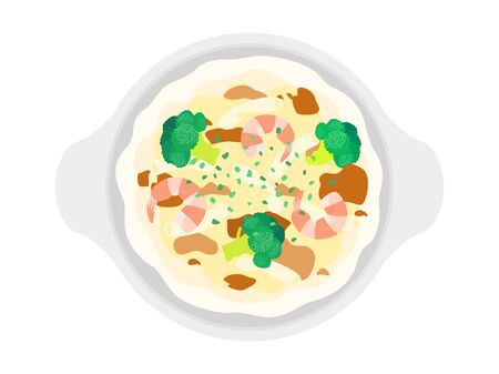 Shrimp Gratinのイラスト素材