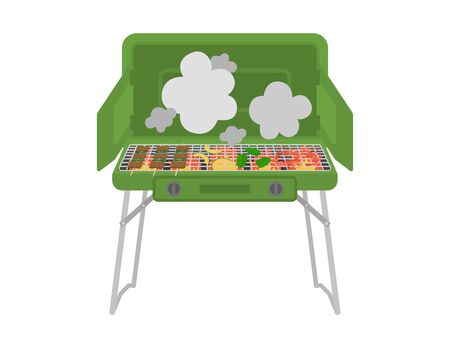 Illustration of the barbecueのイラスト素材