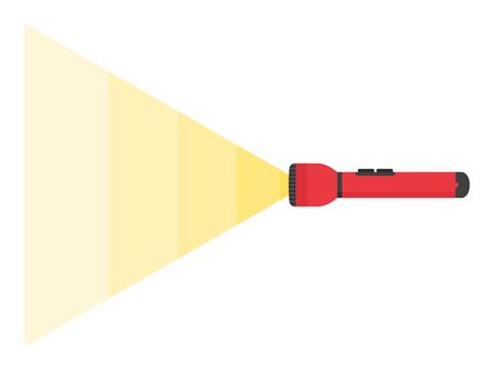Illustration of a flashlightのイラスト素材